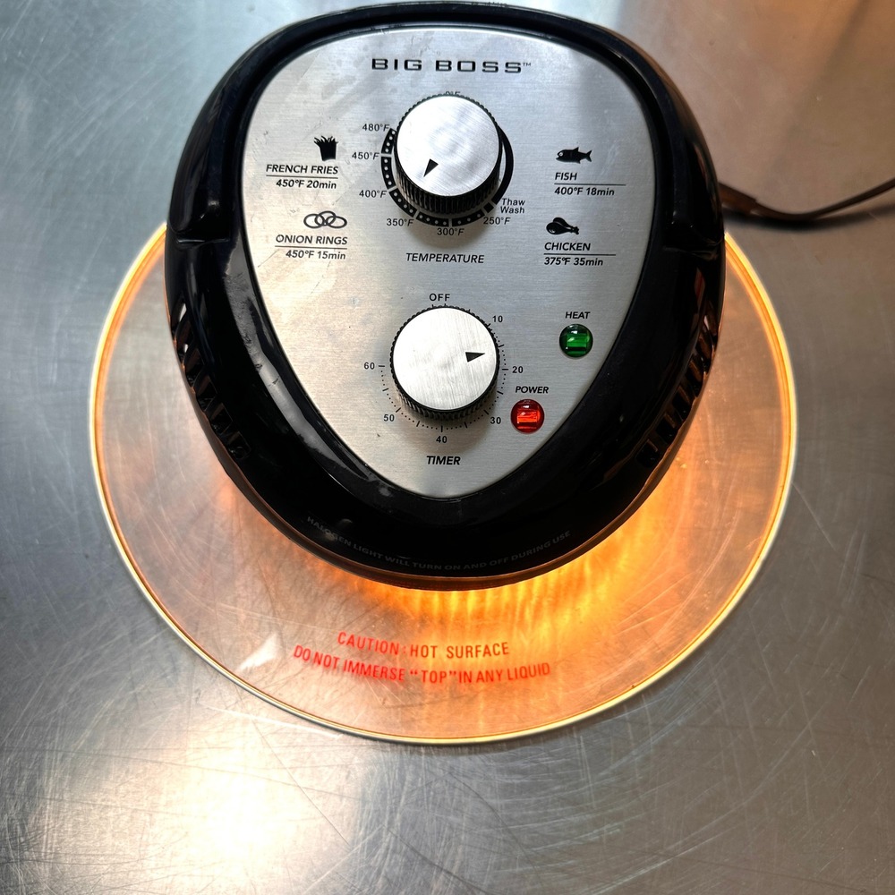 Big Boss 16 Qt XL Oil Less Air Fryer Oven Replacement Lid Only WORKS